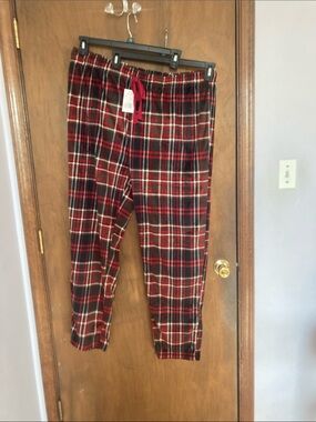 Cuddl Duds plaid print PJ pant w pockets sleepwear loungewear comfy men’s XXL